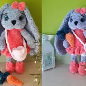 Bunny Crochet Pattern, Crochet Rabbit