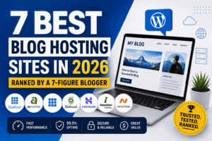 Read more about the article 7 BEST Blog Hosting Sites in 2024 (Ranked By 7-Figure Blogger)