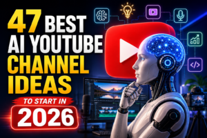 Read more about the article 47 Best AI YouTube Channel Ideas to Start in 2026