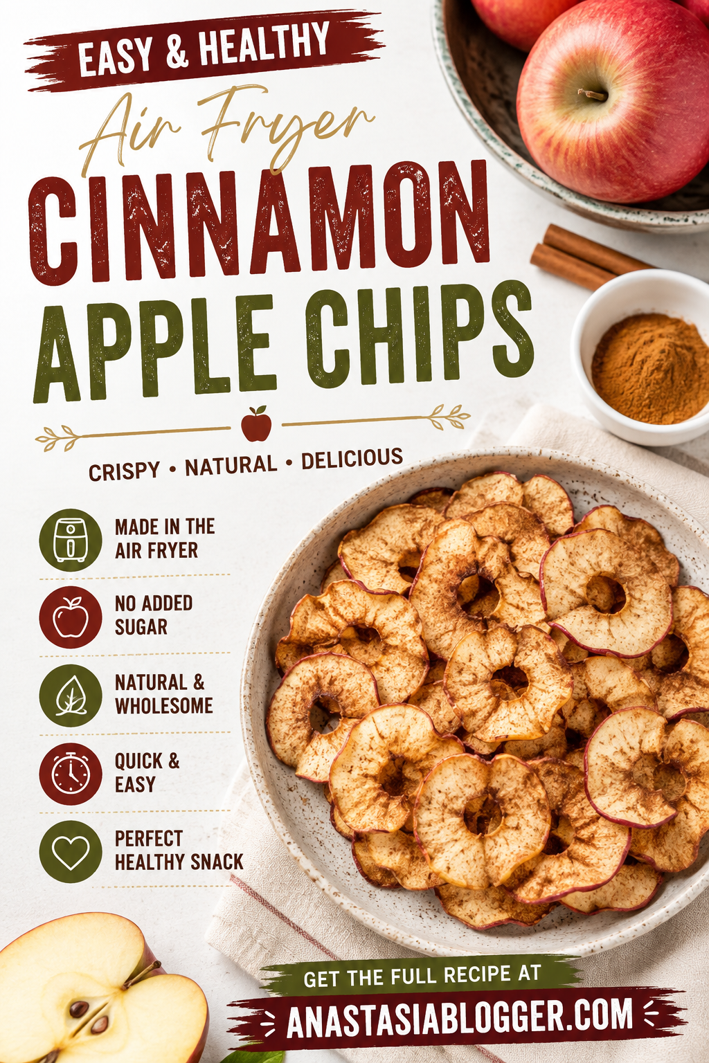 You are currently viewing Air Fryer Apple Chips – Easy Crispy Recipe (2026)