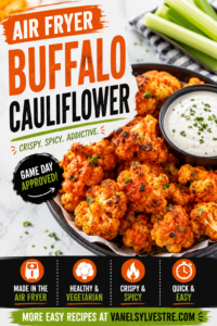 Read more about the article Air Fryer Buffalo Cauliflower Recipe – Crispy & Easy