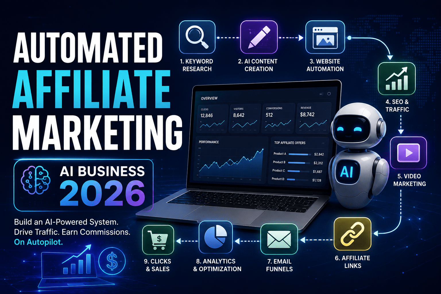 Read more about the article Automated Affiliate Marketing: Start an AI Affiliate Business in 2026