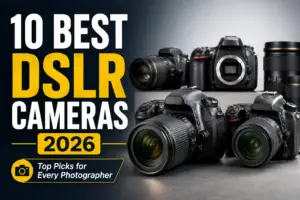 Read more about the article 10 Best DSLR Cameras in 2026: Top Canon, Nikon & Pentax Picks for Every Photographer