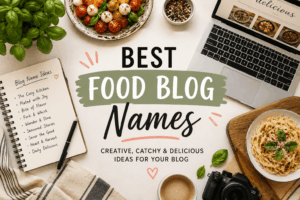 Read more about the article 500+ Best Food Blog Names for Every Food Niche (2026)