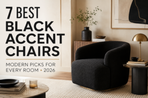 Read more about the article Black Accent Chair: 7 Best Modern Picks for Every Room (2026)