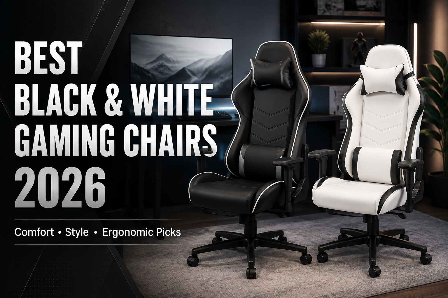 Read more about the article Best Black and White Gaming Chair in 2026: Top Picks for Comfort & Style