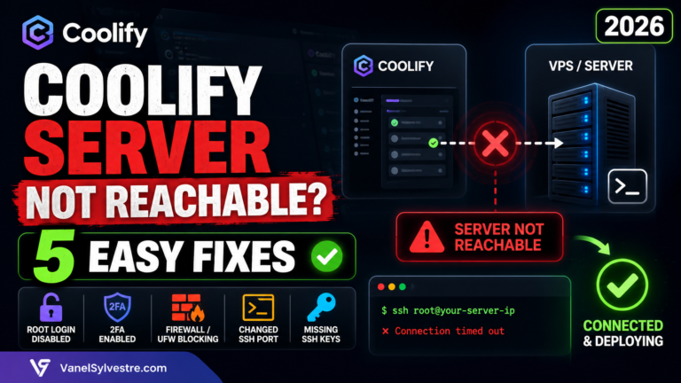 Coolify Server Not Reachable