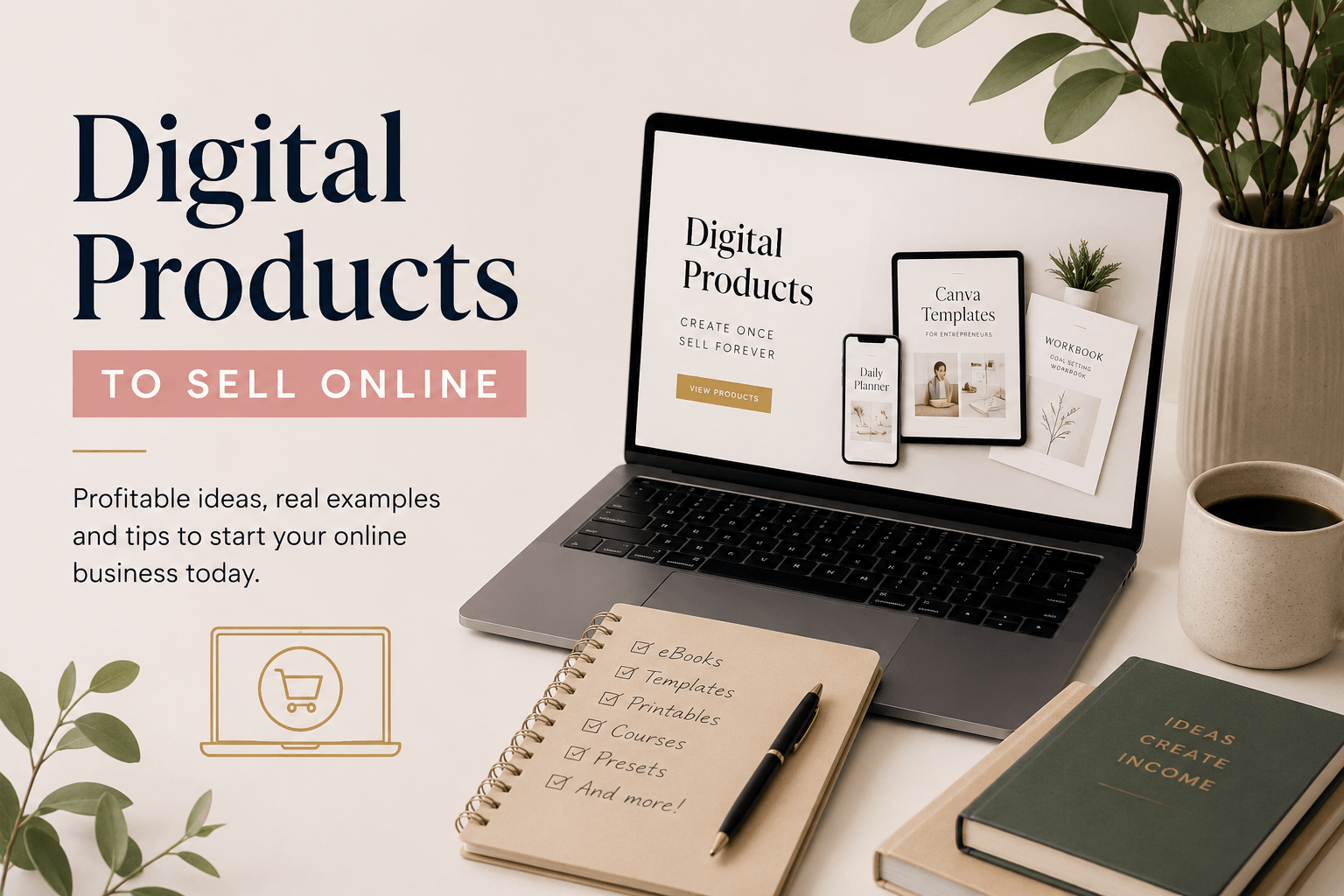 You are currently viewing 25 Hot Digital Products to Sell Online in 2026 (Plus Simple Marketing Ideas)