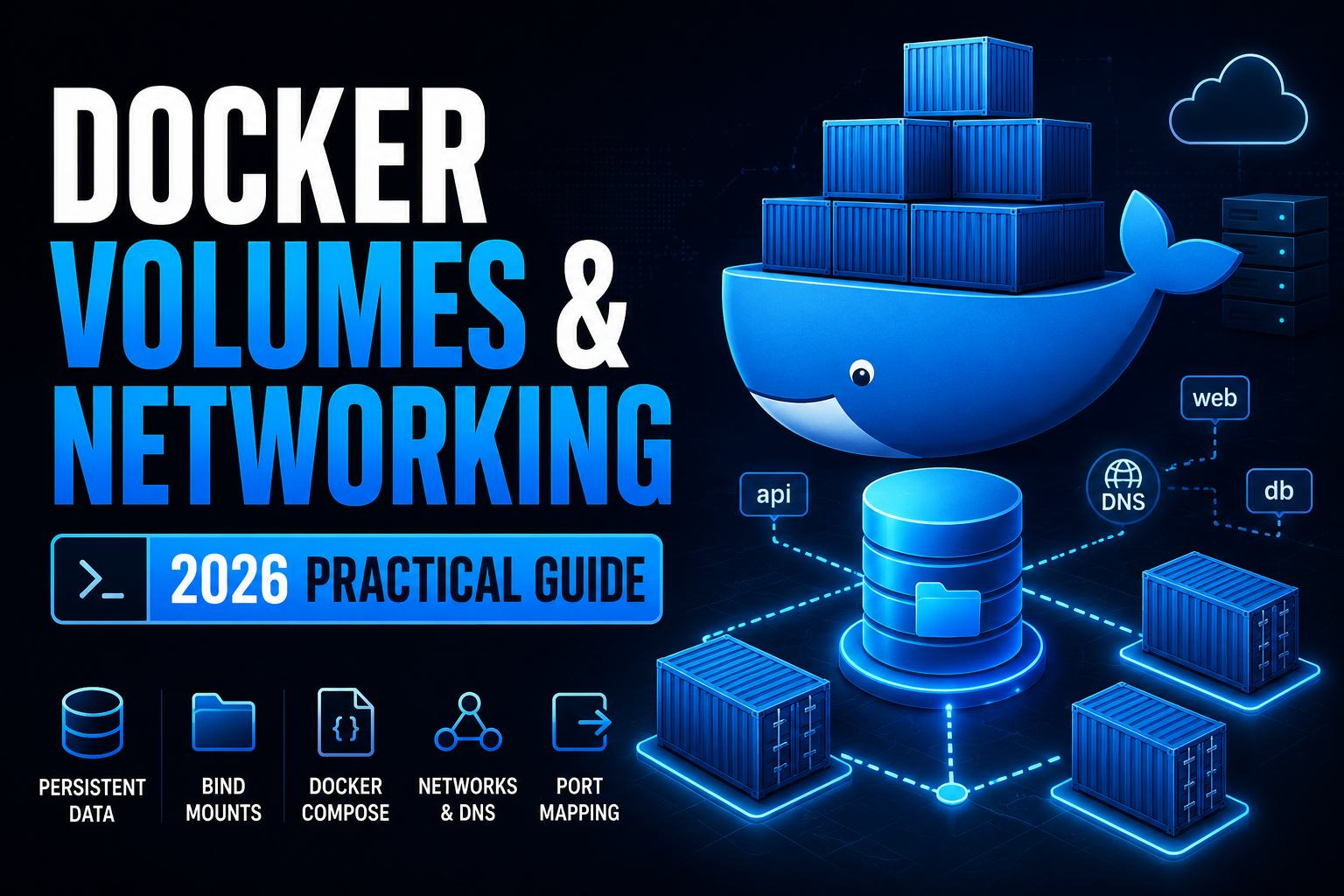 Read more about the article Docker Volumes and Networking Guide (2026)