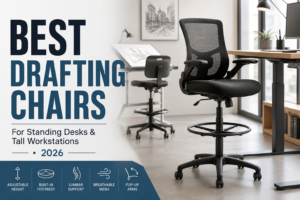 Read more about the article Best Drafting Chairs for Standing Desks & Tall Workstations (2026)