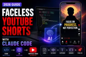 Read more about the article How to Create Faceless YouTube Shorts With Claude Code