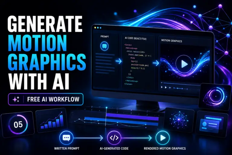 How to Generate Motion Graphics With AI