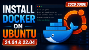 Read more about the article How to Install Docker on Ubuntu 24.04 & 22.04 (2026)