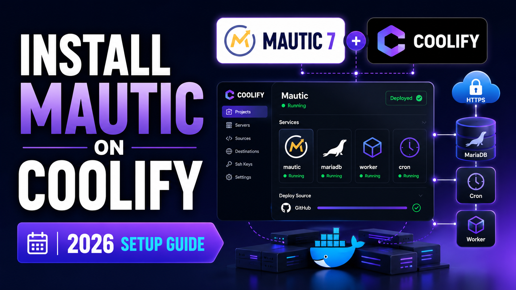 You are currently viewing Install Mautic on Coolify: Mautic 7 Setup Guide (2026)