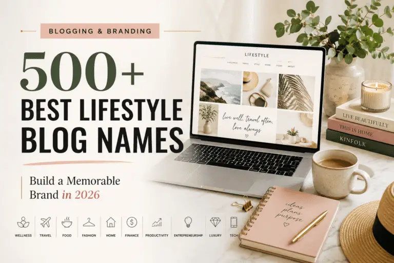 Lifestyle Blog Names