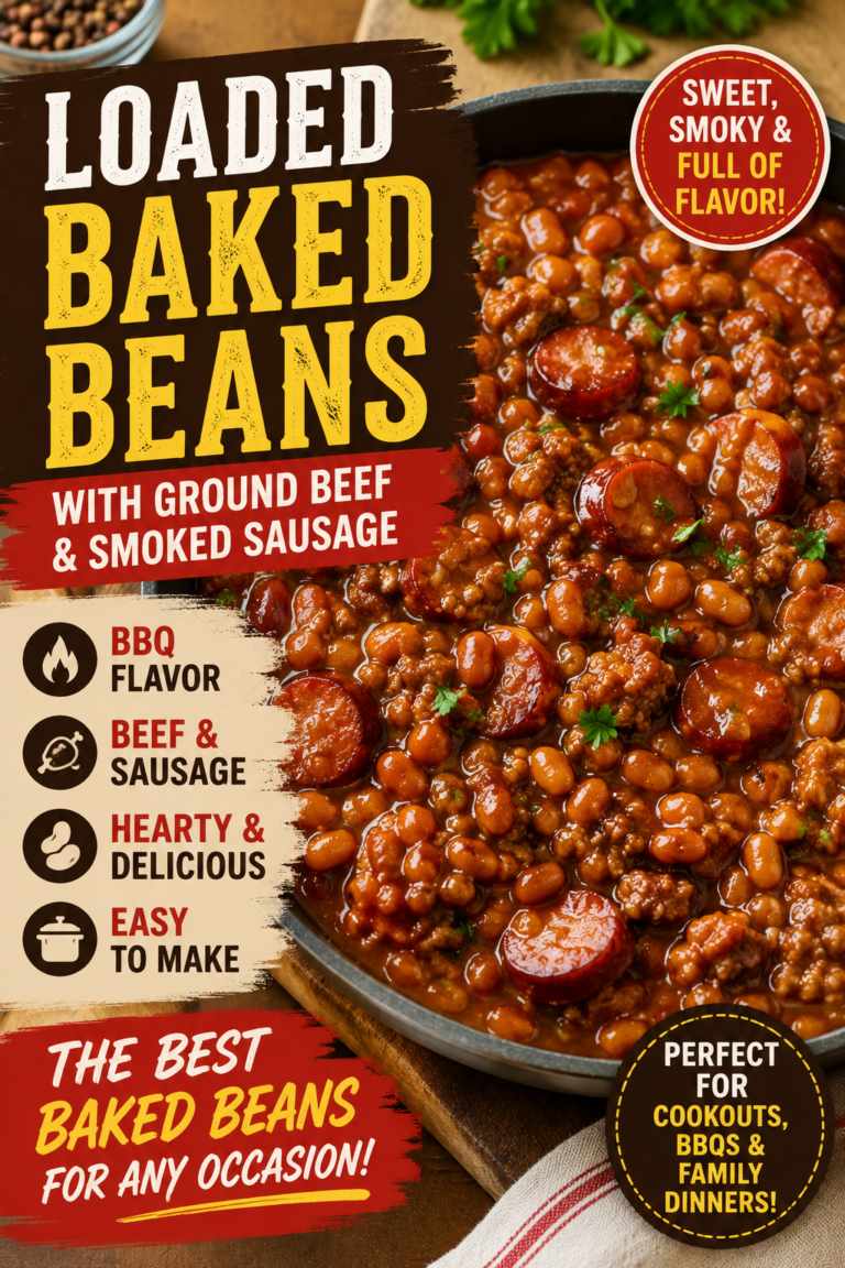 Loaded Baked Beans with Sausage