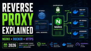 Read more about the article Reverse Proxy Explained: nginx, Docker & HTTPS Guide (2026)