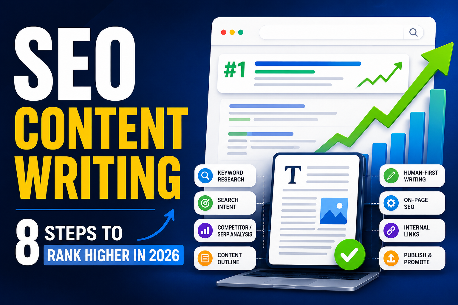 You are currently viewing SEO Content Writing: 8 Steps to Rank Higher in 2026