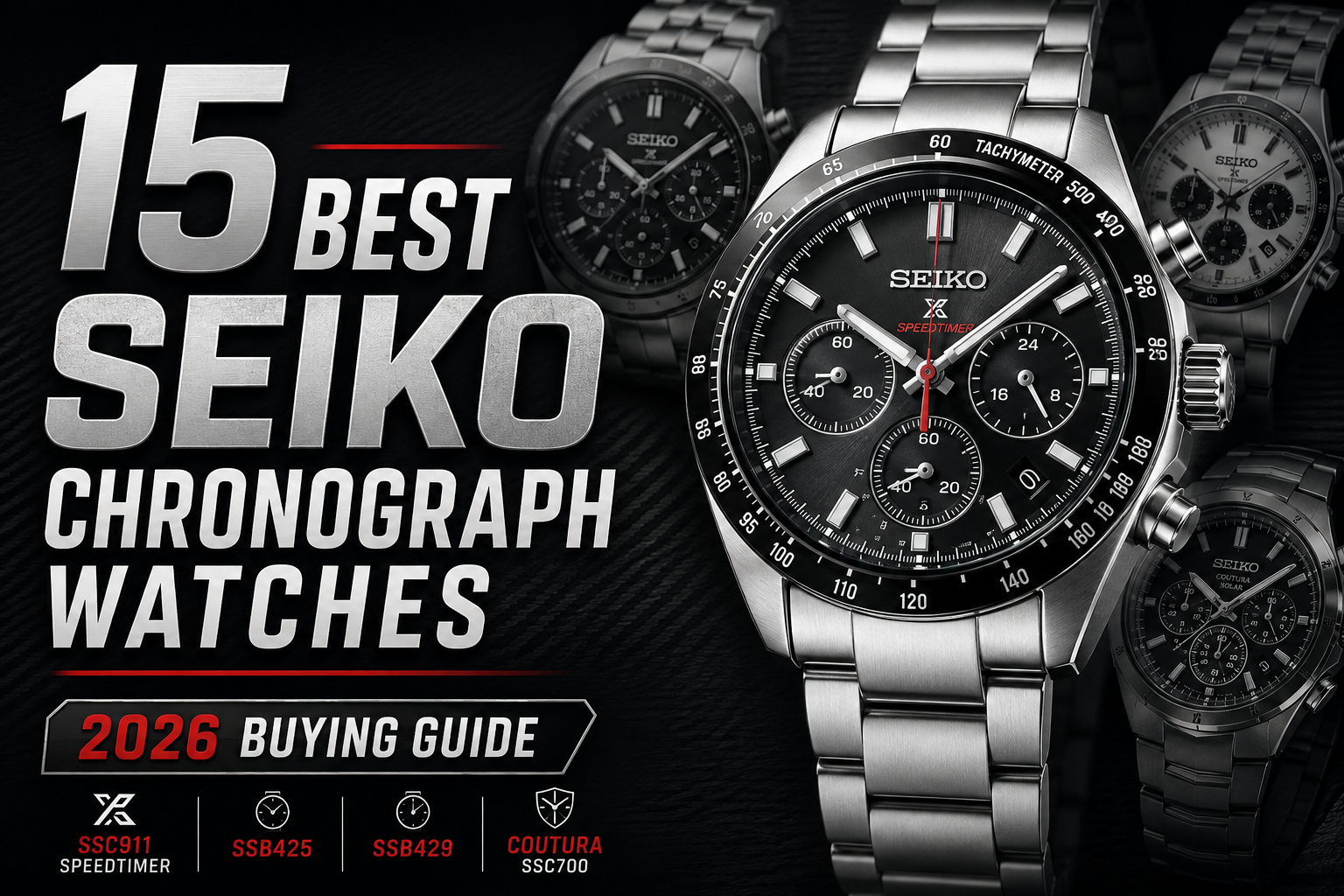 Read more about the article 15 Best Seiko Chronograph Watches to Buy in 2026