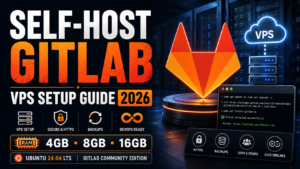 Read more about the article Self-Host GitLab: Complete Setup, RAM & VPS Guide (2026)