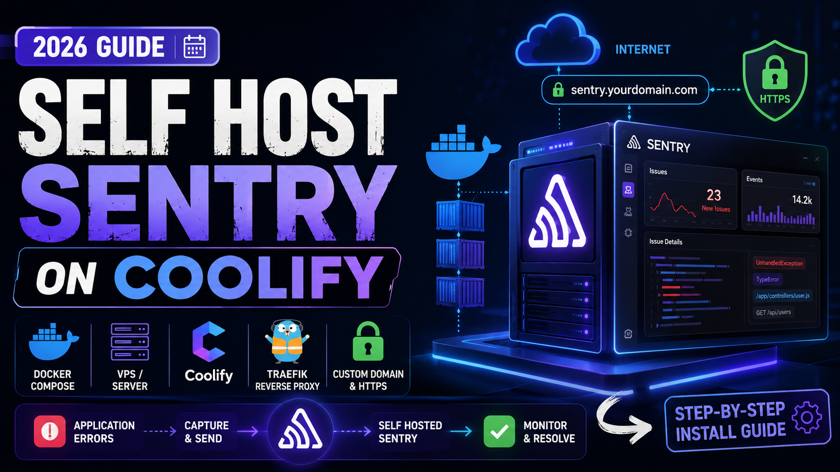 Read more about the article How to Self Host Sentry on Coolify (Step-by-Step Guide 2026)