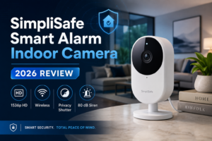 Read more about the article SimpliSafe Smart Alarm Wireless Indoor Camera Review 2026: Features, Security & Buying Guide