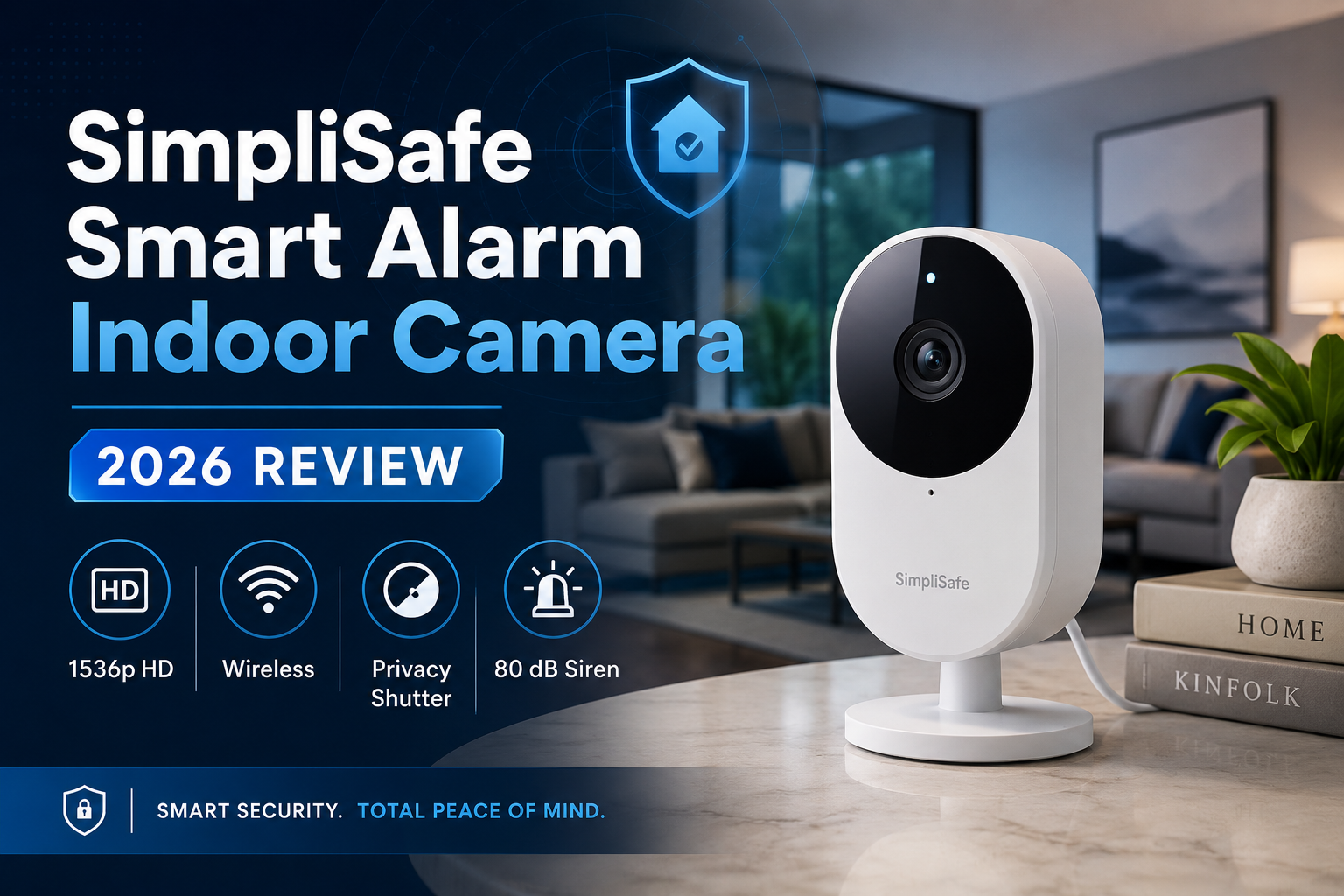 Read more about the article SimpliSafe Smart Alarm Wireless Indoor Camera Review 2026: Features, Security & Buying Guide