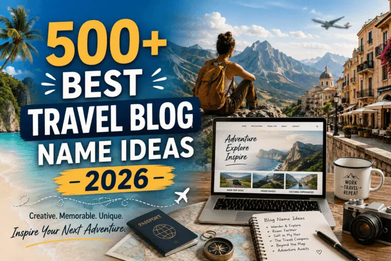 Travel Blog Names