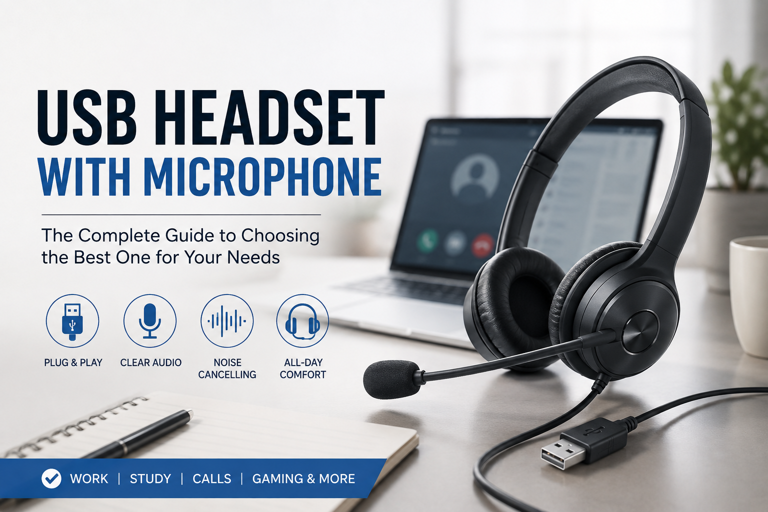 You are currently viewing Best USB Headset With Microphone for Work & Gaming (2026)