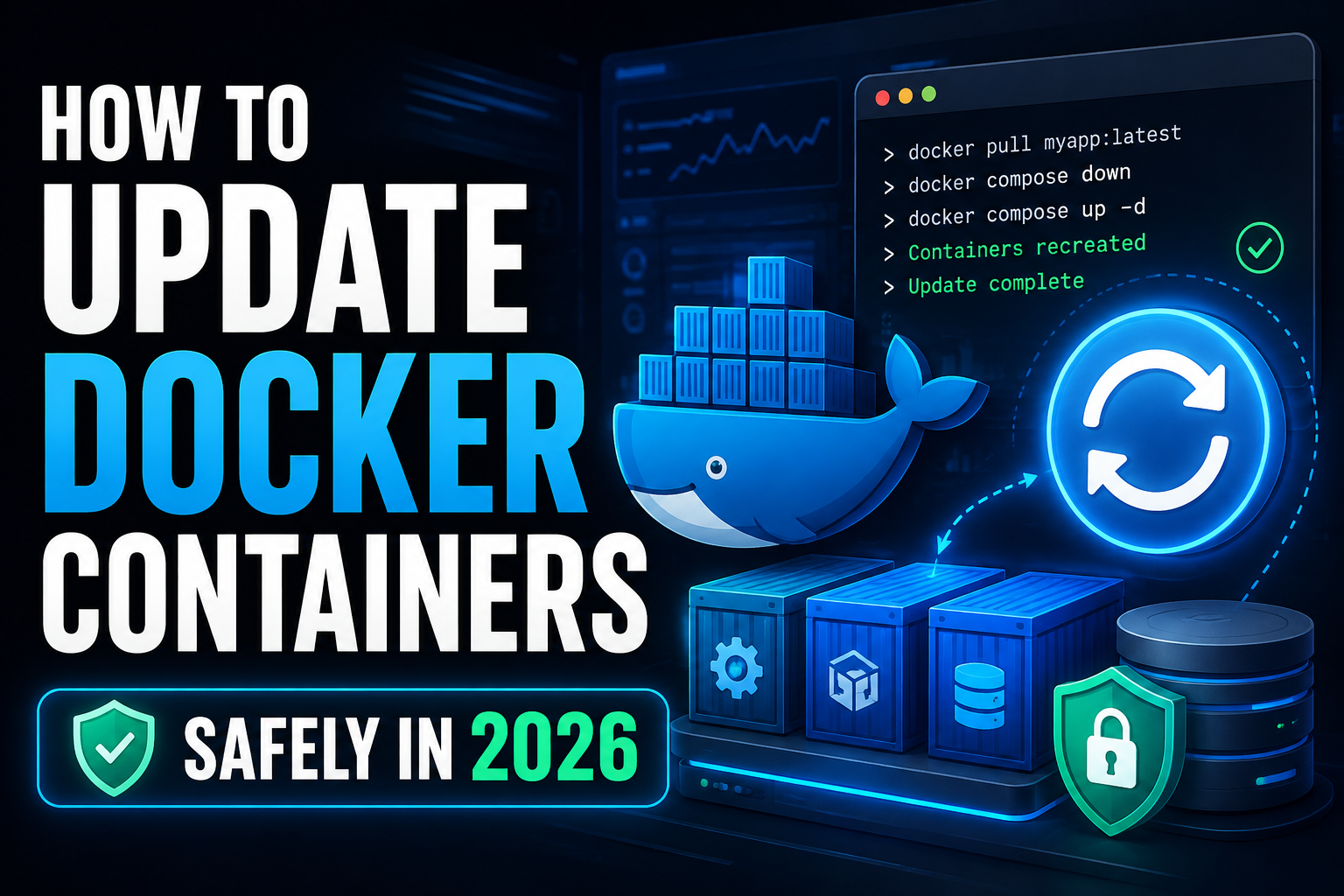 Read more about the article How to Update Docker Containers Safely in 2026