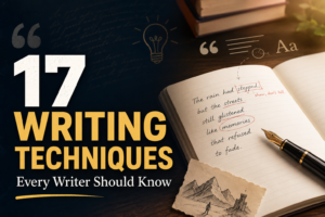 Read more about the article 17 Writing Techniques Every Writer Should Know (+ Examples)