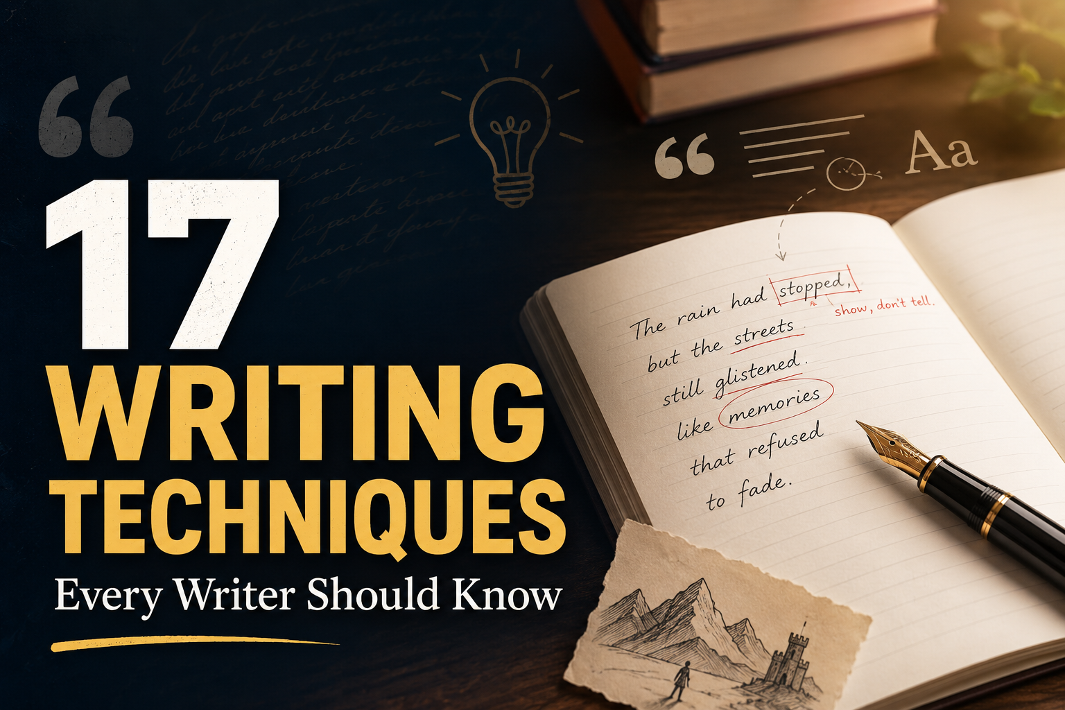 Read more about the article 17 Writing Techniques Every Writer Should Know (+ Examples)