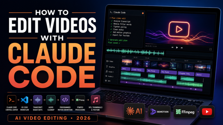 how to edit videos with Claude Code