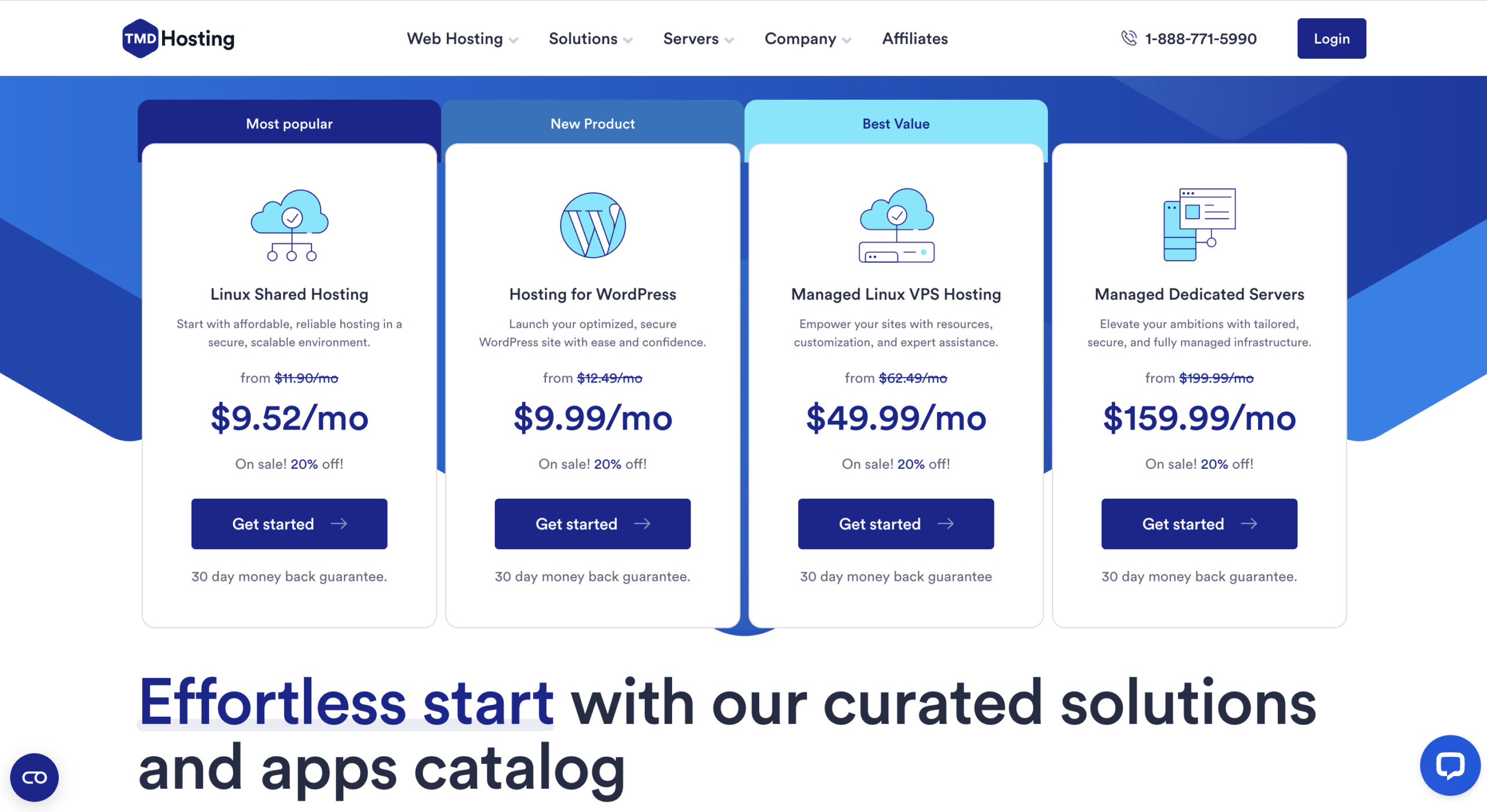 TMDHosting hosting plans and pricing