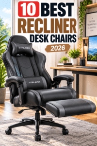 Read more about the article 10 Best Recliner Desk Chairs for Comfort & Work in 2026