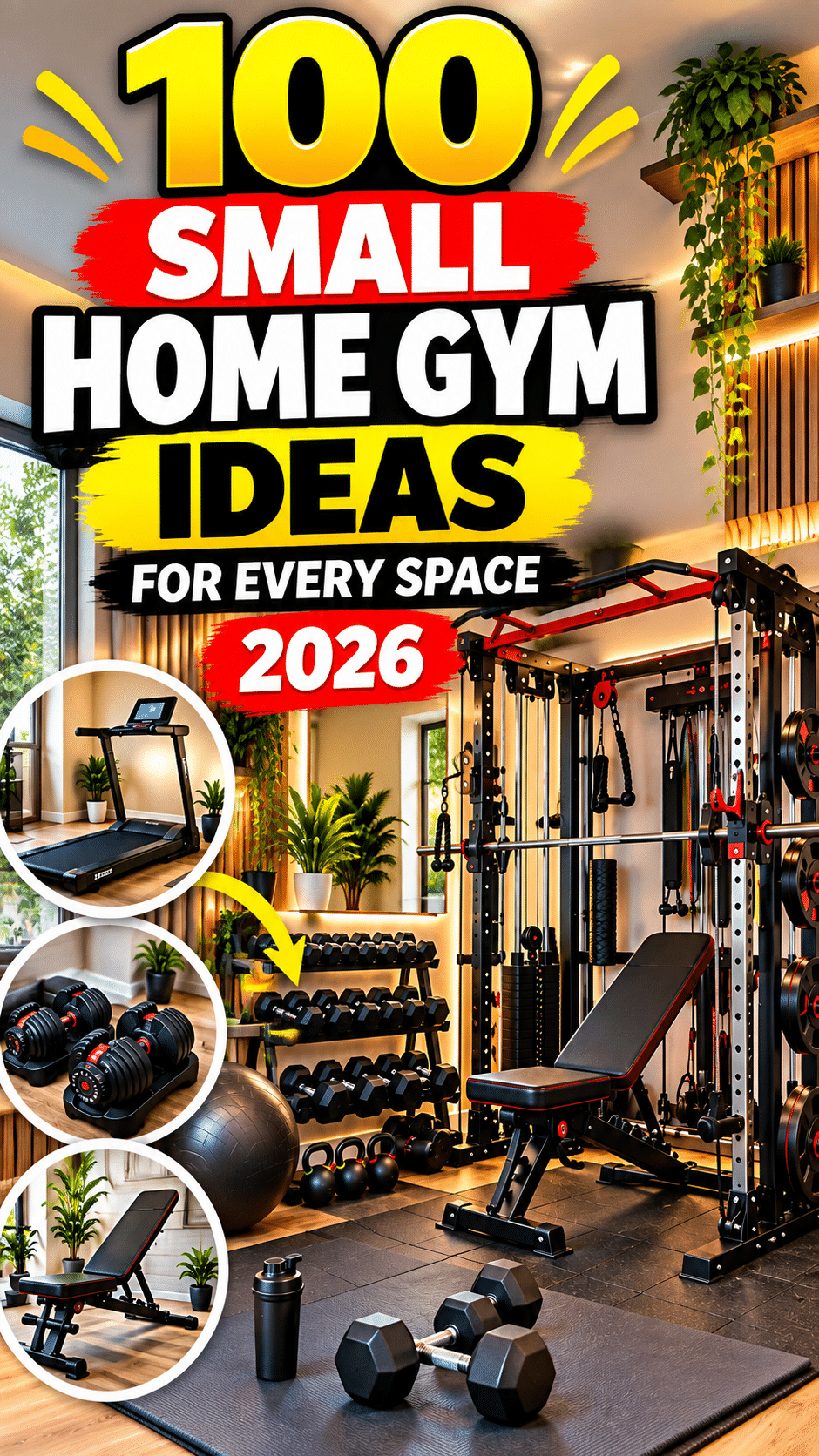 Read more about the article 100 Small Home Gym Ideas for Every Space (2026)