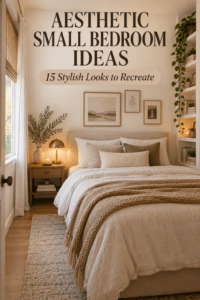 Read more about the article Aesthetic Small Bedroom Ideas: 15 Stylish Looks to Recreate
