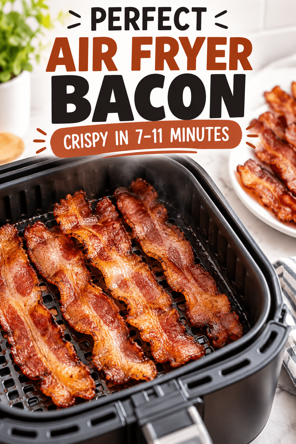 You are currently viewing Air Fryer Bacon – The Easiest Way to Get Perfect Crispy Bacon