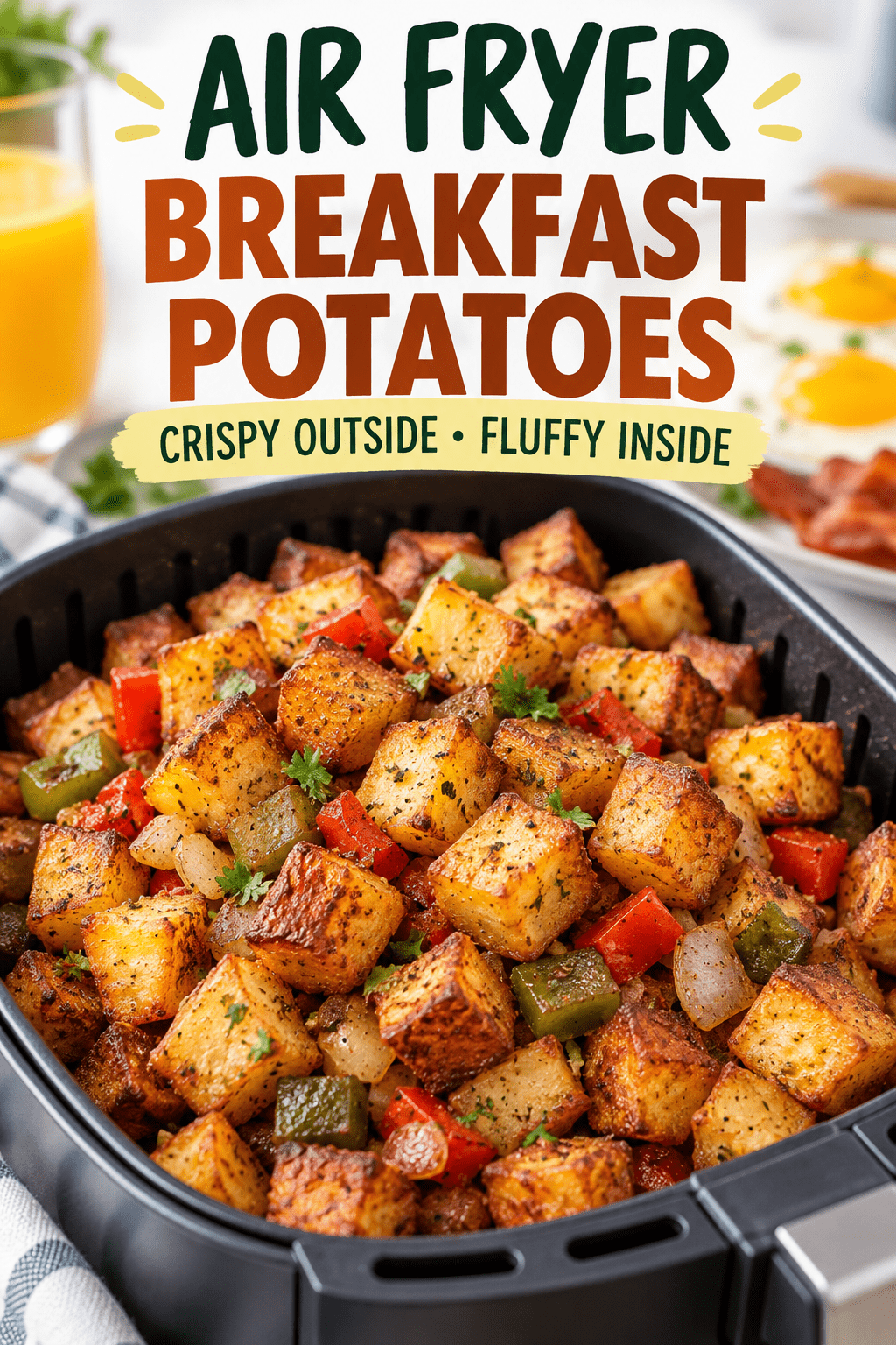 You are currently viewing Air Fryer Breakfast Potatoes – Crispy Outside, Fluffy Inside