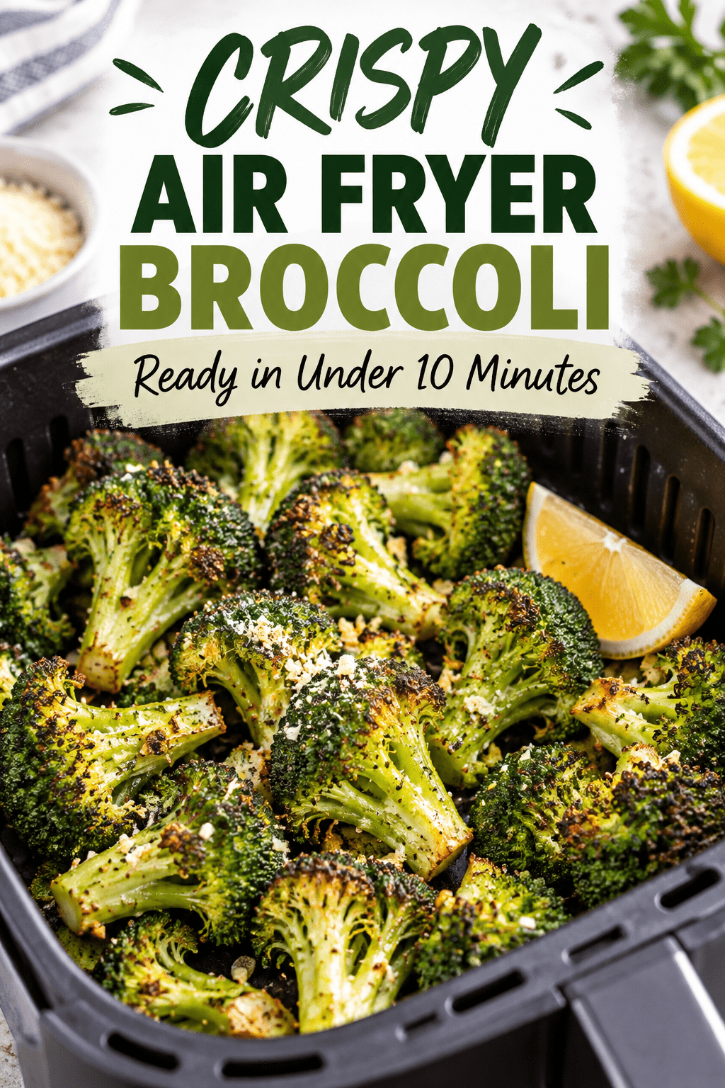 You are currently viewing Air Fryer Broccoli – Crispy & Delicious in Under 10 Minutes