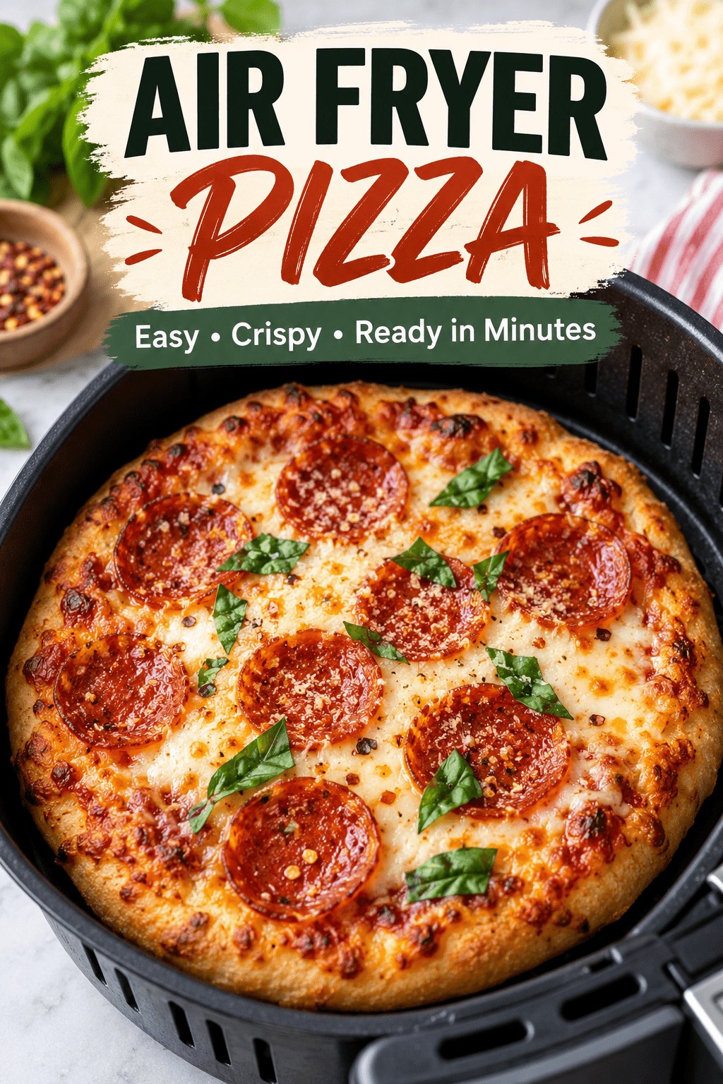 You are currently viewing Air Fryer Pizza – Easy Homemade Crispy Pizza Recipe