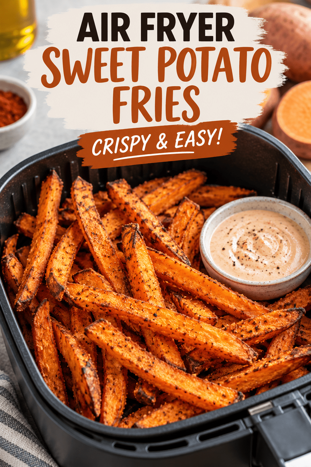 You are currently viewing Air Fryer Sweet Potato Fries – Crispy Homemade Recipe