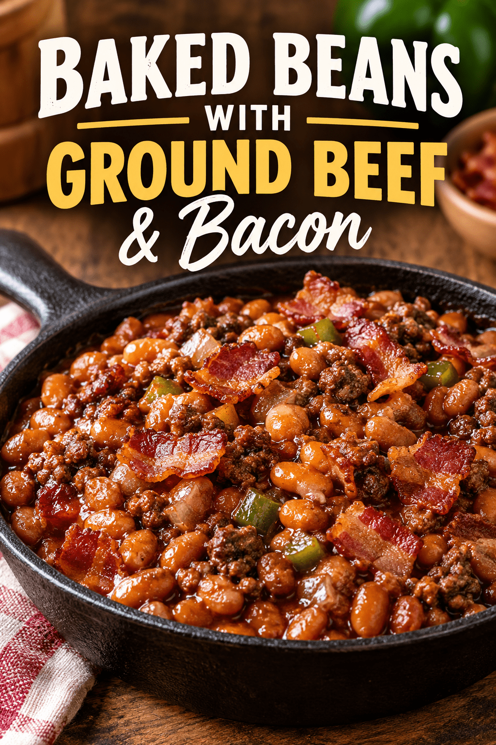 Read more about the article Baked Beans With Ground Beef and Bacon