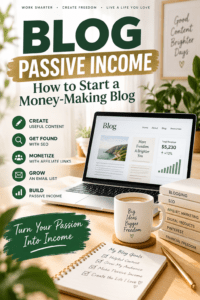 Read more about the article Blog Passive Income: How to Start a Money-Making Blog
