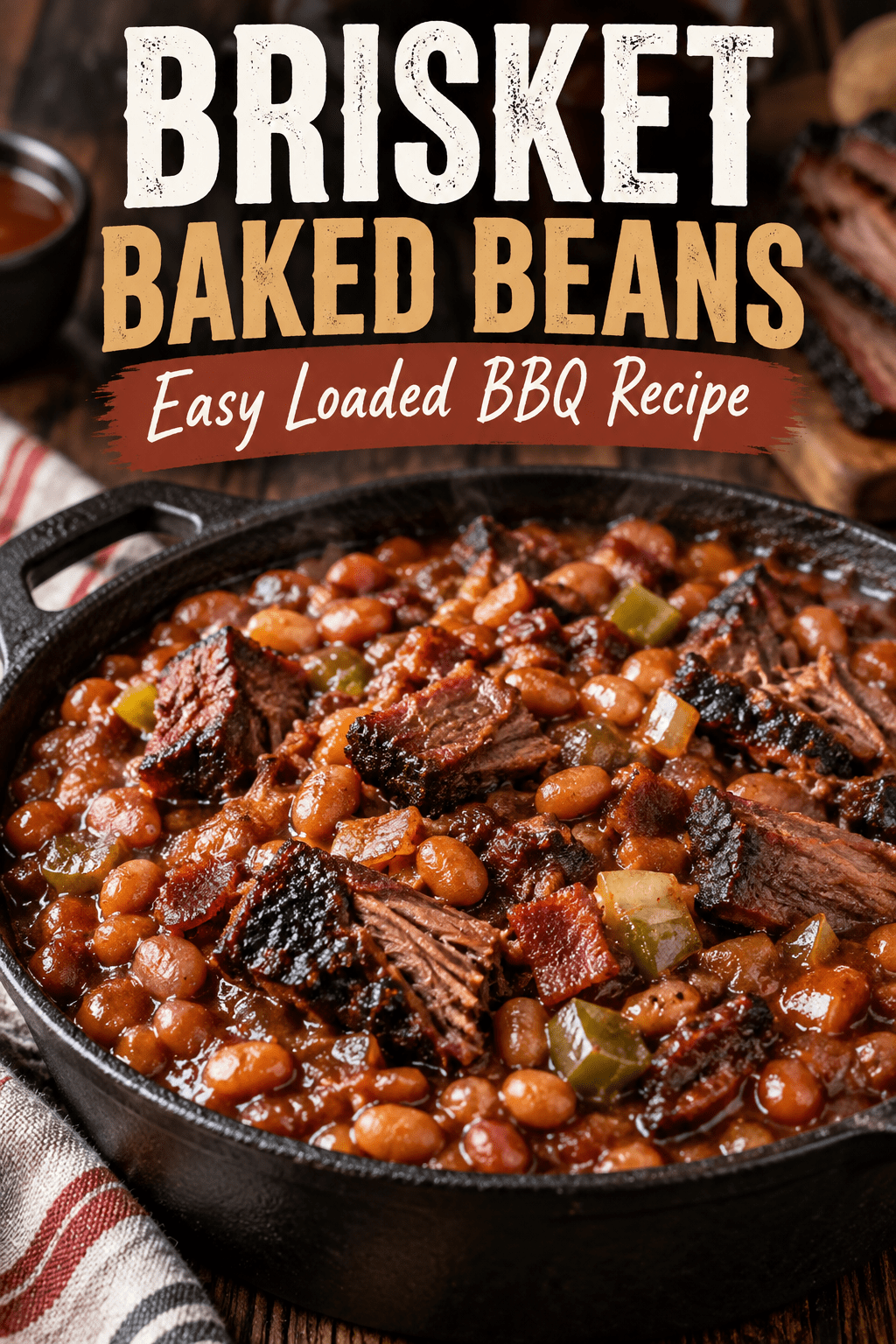 You are currently viewing Brisket Baked Beans – Easy Loaded BBQ Recipe