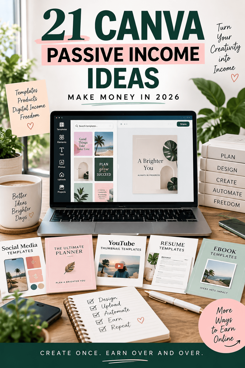Read more about the article Canva Passive Income: 21 Ideas to Make Money in 2026