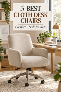 Read more about the article Cloth Desk Chair: 5 Best Fabric Office Chairs for 2026