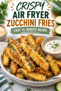 Read more about the article Crispy Air Fryer Zucchini Fries – Easy 15-Minute Recipe