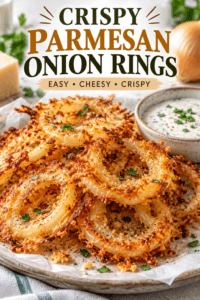 Read more about the article Crispy Parmesan Onion Rings Recipe – Easy Baked Onion Crisps