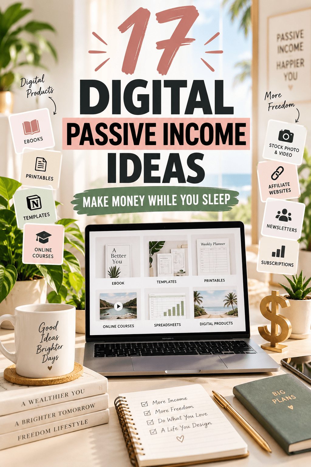 Read more about the article 17 Digital Passive Income Ideas That Can Make Money While You Sleep